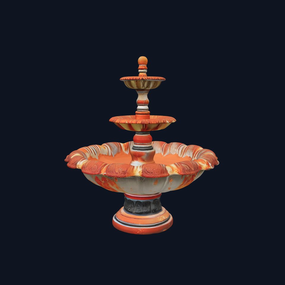 Classic Ornate Fountain Model Pack